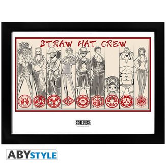 Straw Hat Crew Framed Poster One Piece