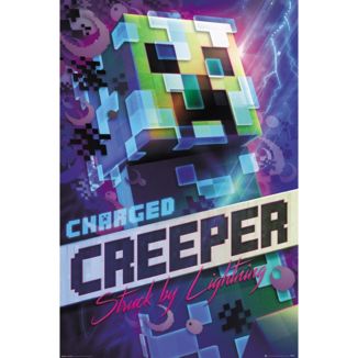 Poster Minecraft Charged Creeper 91,5 x 61 cms