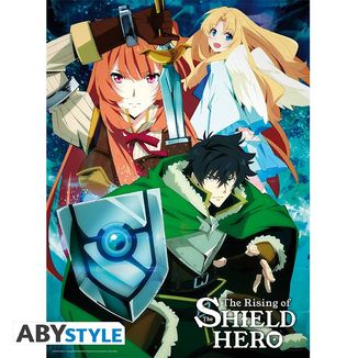Naofumi's Party The Rising Of The Shield Hero Poster 52 x 38 cms
