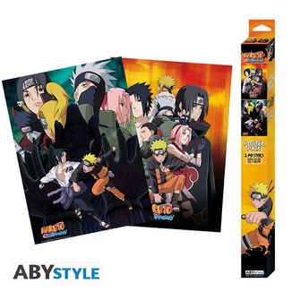 Poster Naruto Shippuden Ninjas Set 52 x 38 cms