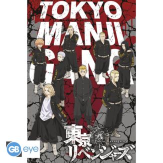 Takemichi & Tokyo Manji Gang Poster Tokyo Revengers 91,5 x 61 cms