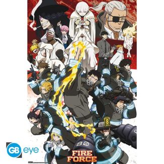 Poster Temporada 2 Fire Force 91.5 x 61 cms