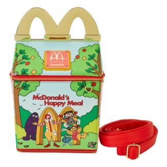 McDonalds by Loungefly Passport Bag Figural Vintage Happy Meal