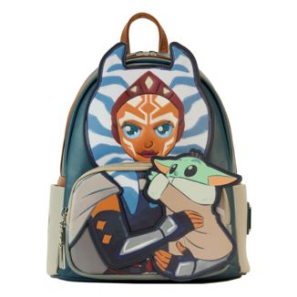 Ahsoka Holding Grogu Backpack Star Wars Loungefly